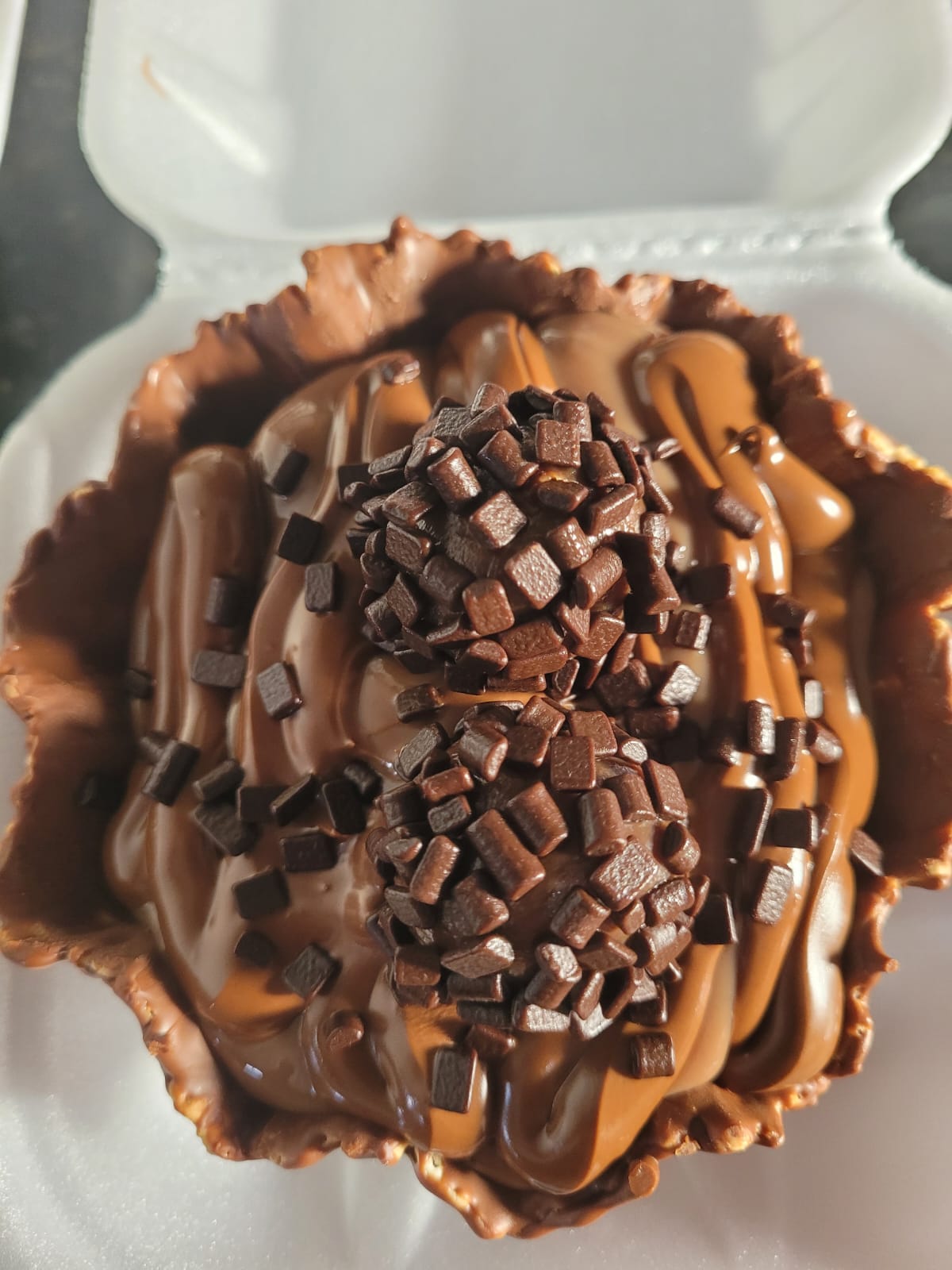 Cestinha brownie brigadeiro c/Nutella 