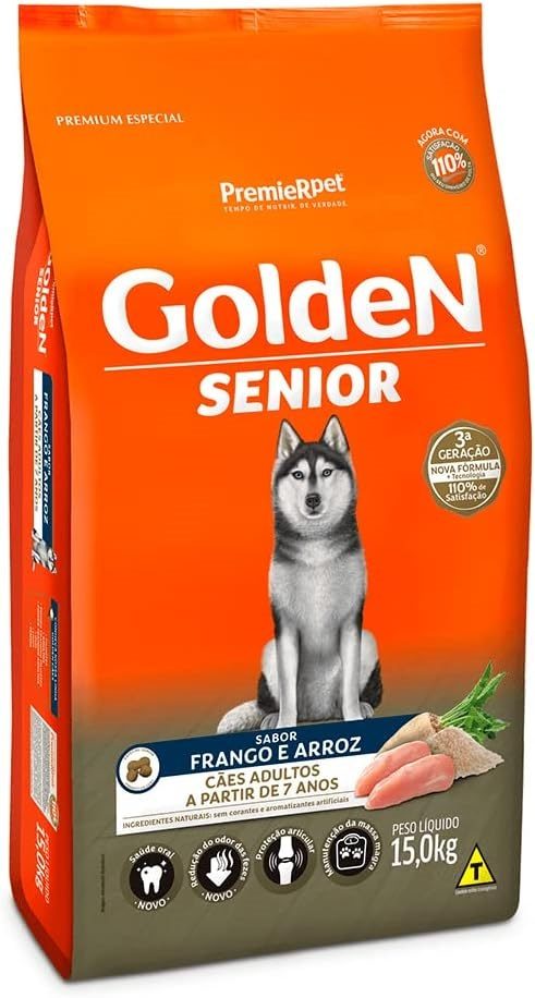 GOLDEN SENIOR CAES ADULTOS 15KG