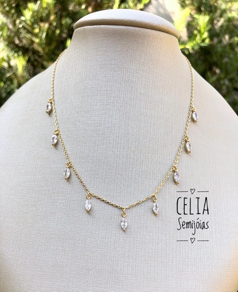 CHOCKER ZIRCONIAS PENDURADAS
