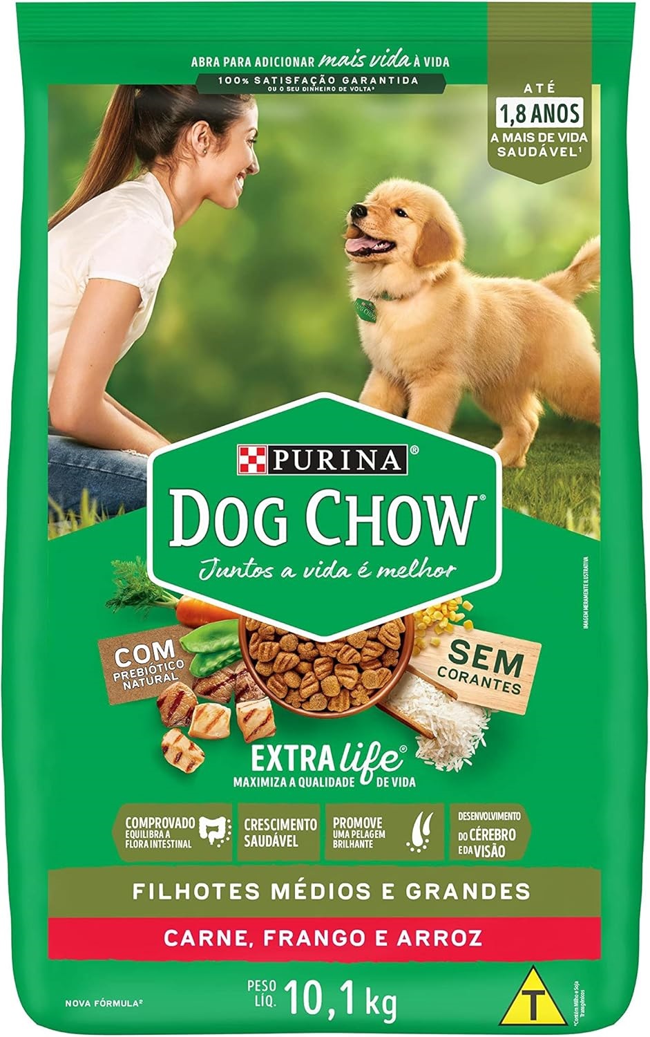 DOG CHOW FILHOTES MEDIOS E GRANDES 15KG