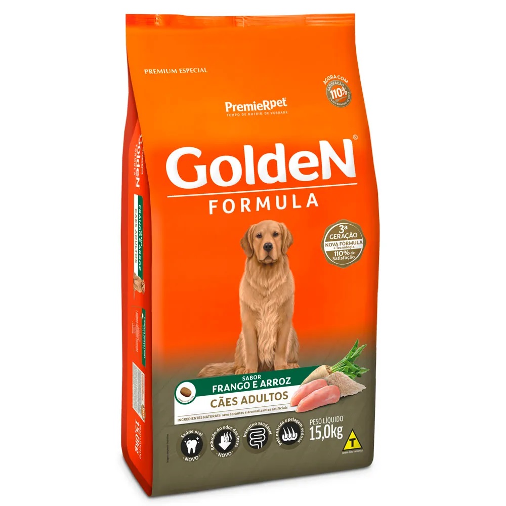 GOLDEN FORMULA CAES ADULTOS FRANGO 15KG