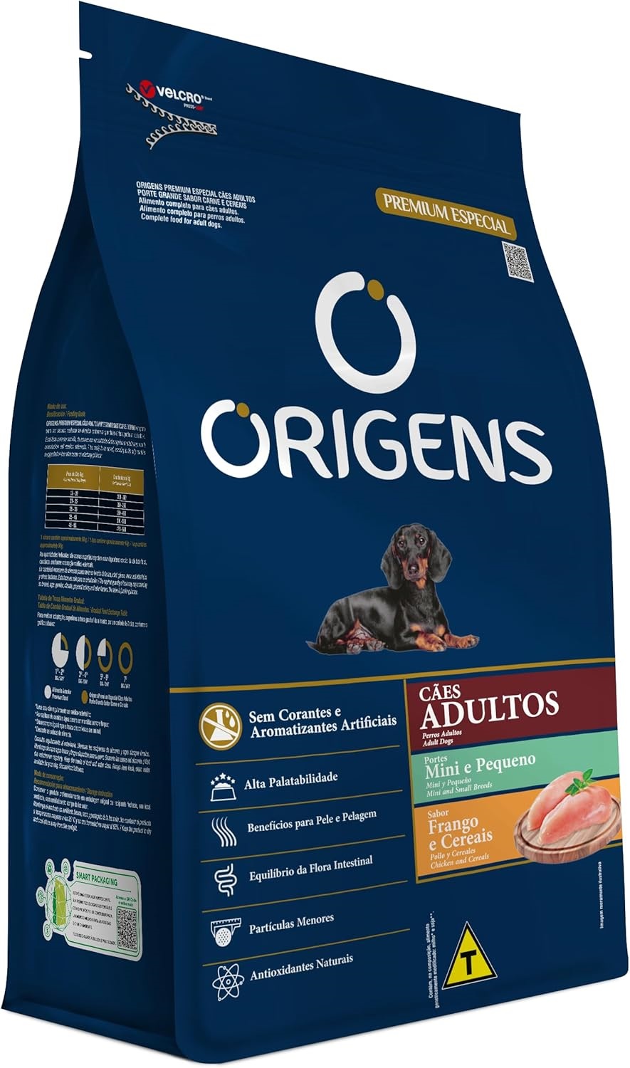 ORIGENS CAES ADULTOS MINI E PEQUENO FRANGO E CEREAIS 10,1KG