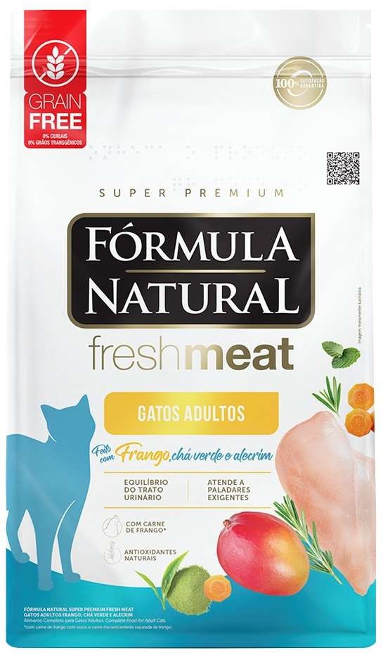 FORMULA NATURAL FRESH MEAT GATOS ADULTOS FRANGO 1KG