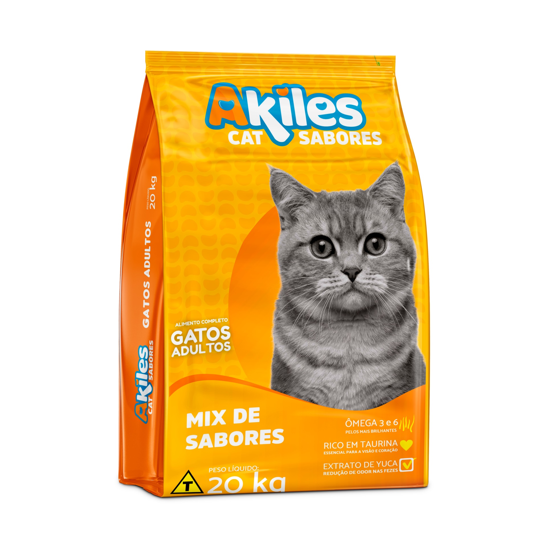 AKILES CAT MIX SABORES ADULTOS 20KG