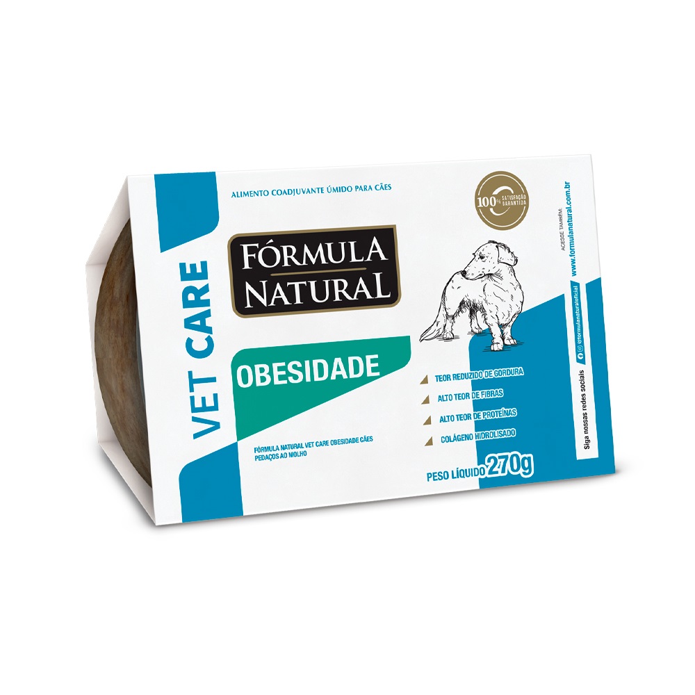 FORMULA NATURAL VET CARE CAES OBESIDADE MOLHO 270G