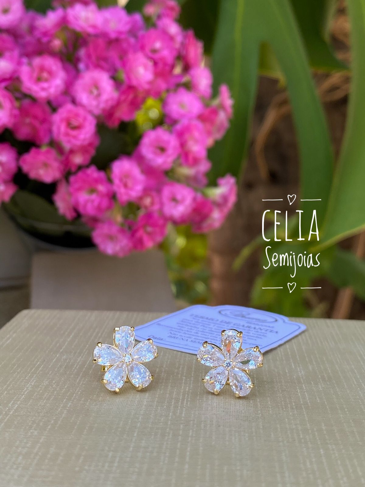 BRINCO FLOR CRISTAL