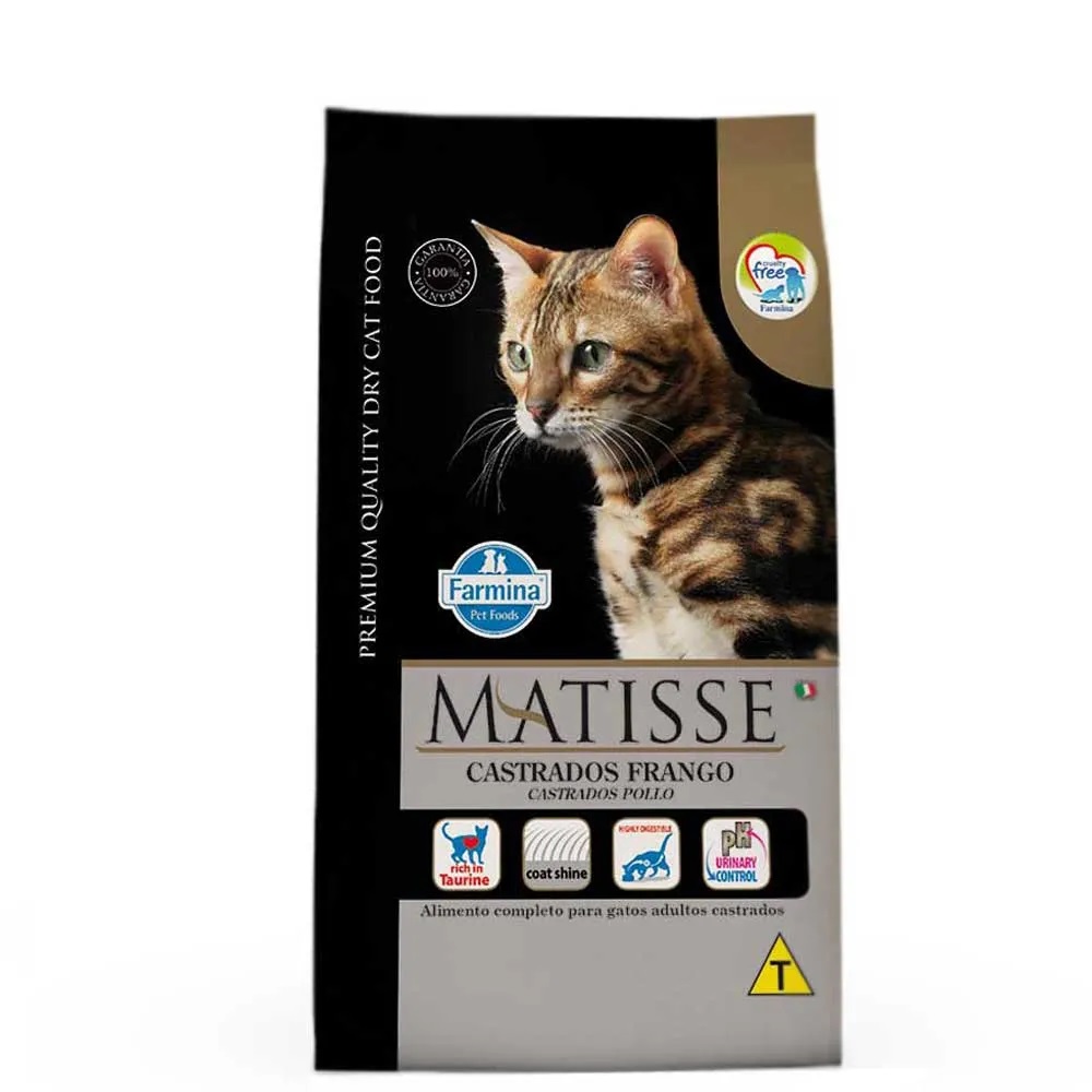 MATISSE GATOS CASTRADOS FRANGO 15KG