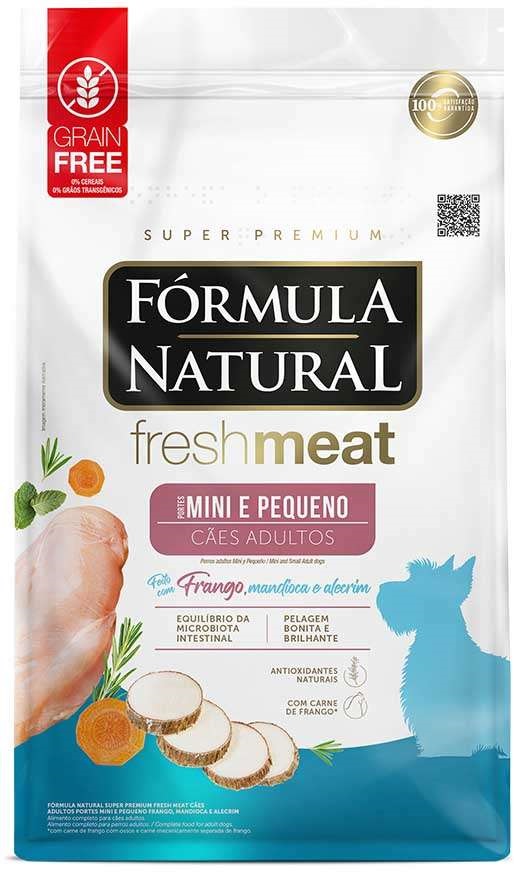 FORMULA NATURAL FRESH MEAT MINI E PEQUENO CAES ADULTOS 1KG