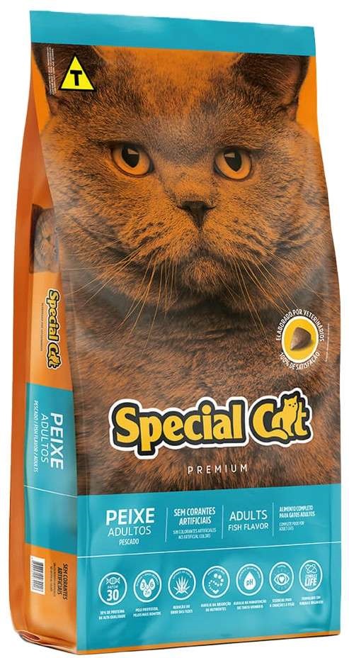 SPECIAL CAT PEIXE ADULTOS 10,1KG
