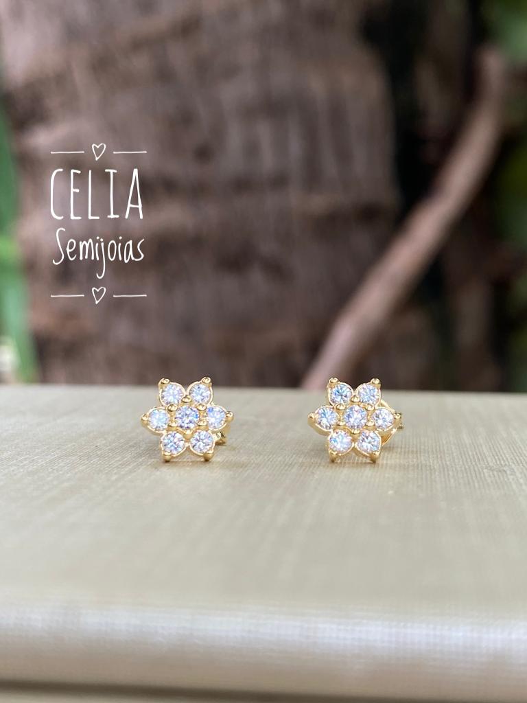 BRINCO FLORZINHA ZIRCONIA – TARRAXA