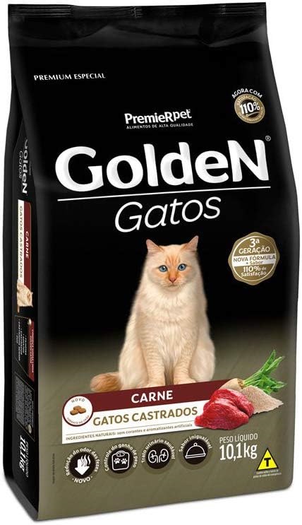 GOLDEN GATOS CASTRADOS CARNE 10,1KG