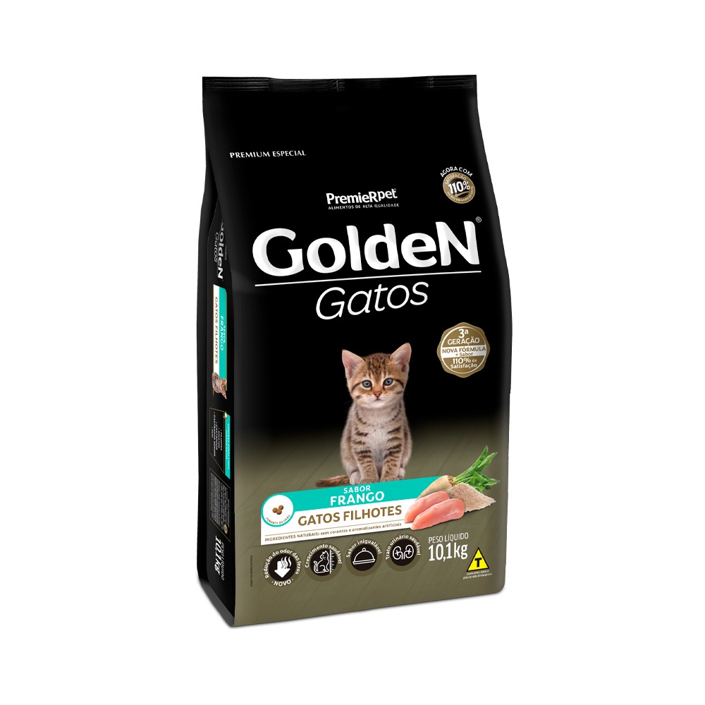 GOLDEN GATOS FILHOTE FRANGO 10,1KG
