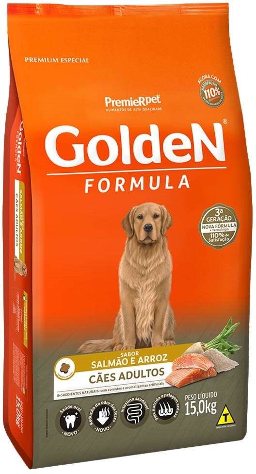 GOLDEN FORMULA CAES ADULTOS SALMAO 15KG