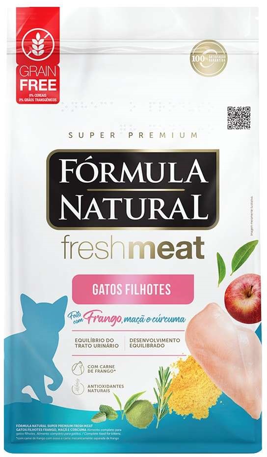 FORMULA NATURAL FRESH MEAT GATOS FILHOTES 1KG