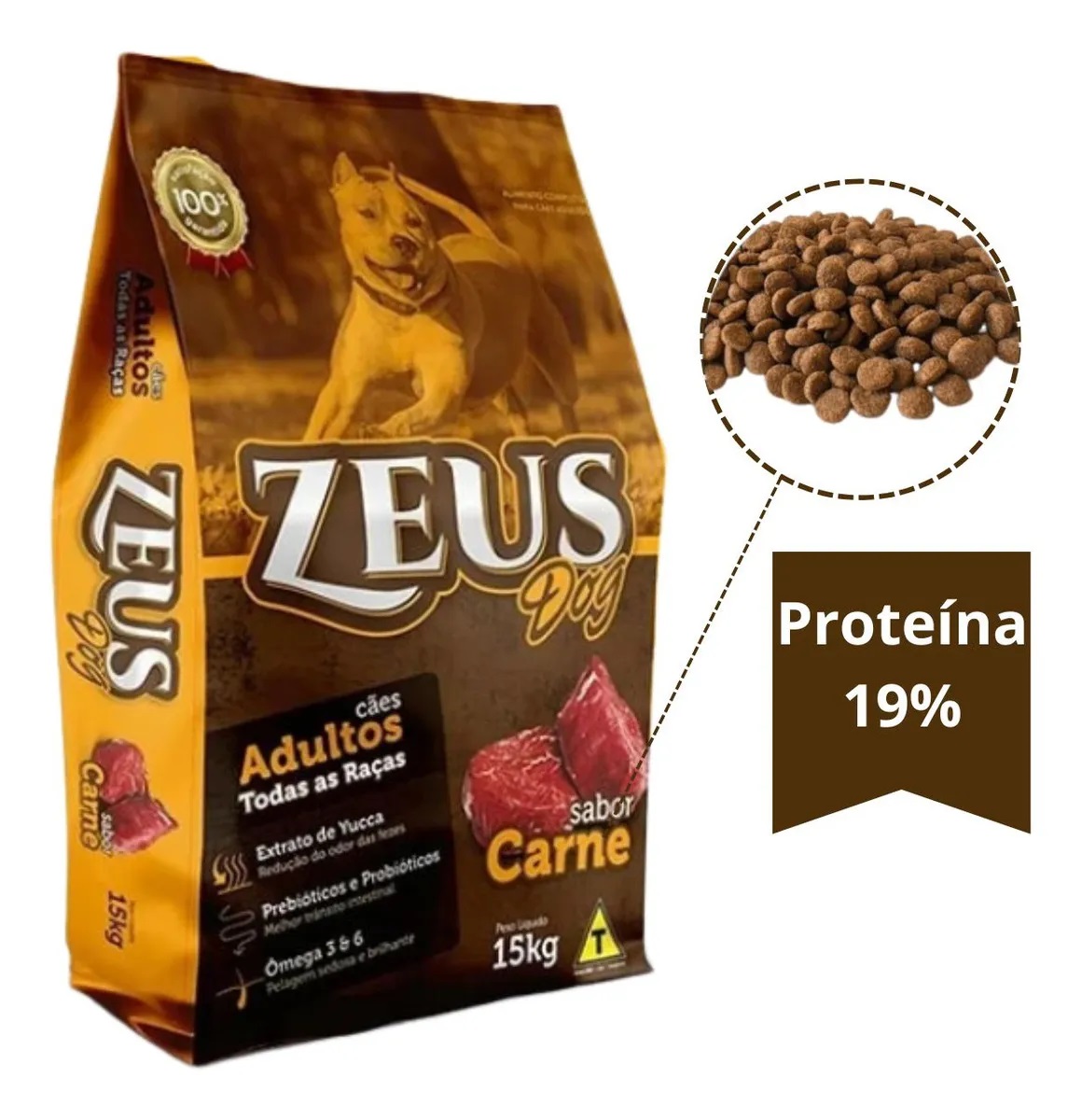 ZEUS DOG CARNE 19% 15KG