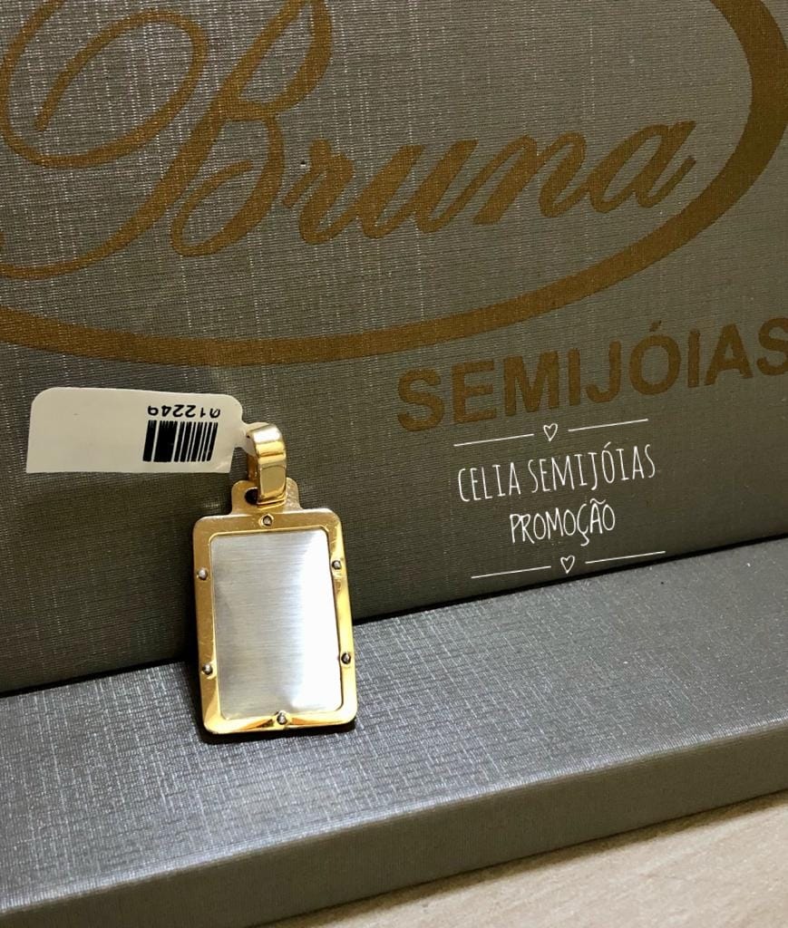 PINGENTE PLACA DE INOX