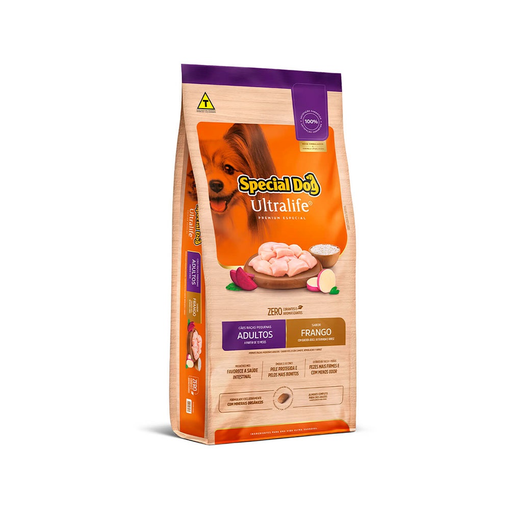 SPECIAL DOG ULTRALIFE RAÇAS PEQUENAS ADULTOS FRANGO 10,1KG
