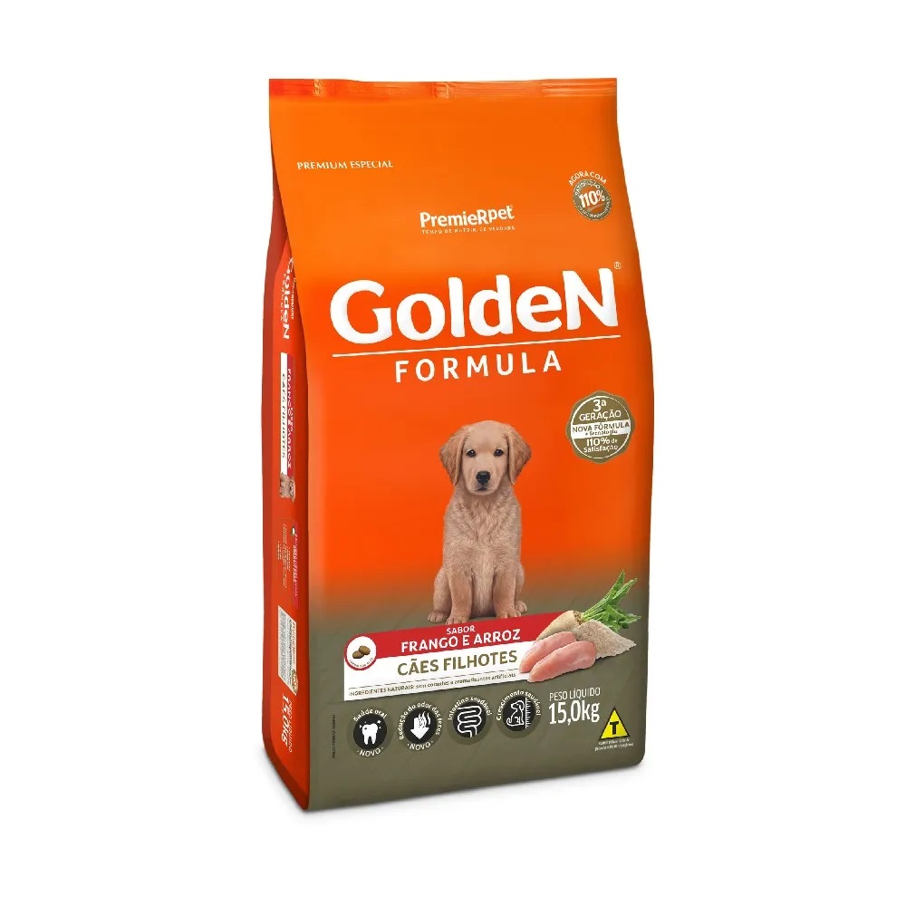 GOLDEN FORMULA CAES FILHOTES FRANGO 15KG