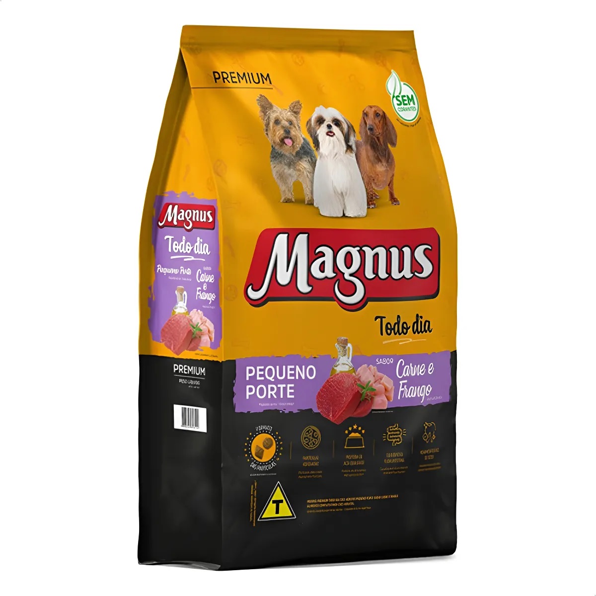 MAGNUS TODO DIA ADULTO PEQUENO PORTE CAR/FRG 15KG