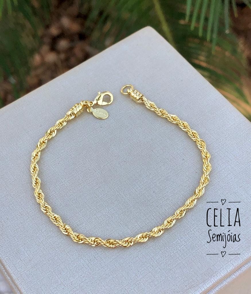 PULSEIRA TORCIDA DOURADA
