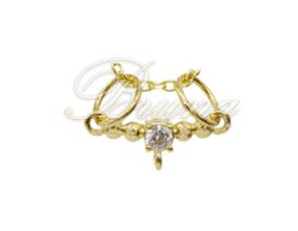 CANGA COM ZIRCONIA 1 PINGENTE