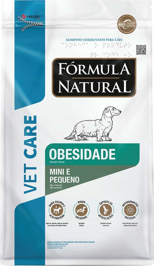 FORMULA NATURAL VET CARE CAES OBESIDADE MINI/PQ 2KG