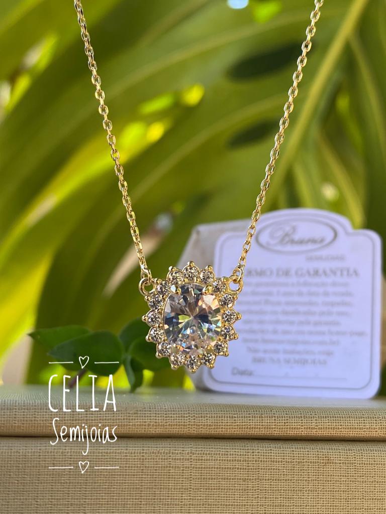 GARGANTILHA OVAL CRISTAL