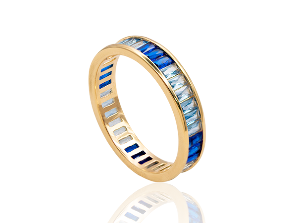 ALIANCA MILENA CRISTAIS AZUL