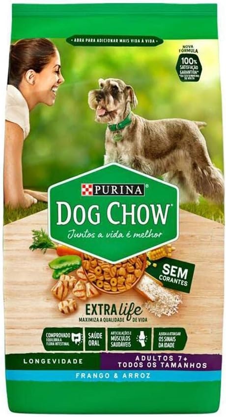 DOG CHOW LONGEVIDADE ADULTOS 7+ 15KG