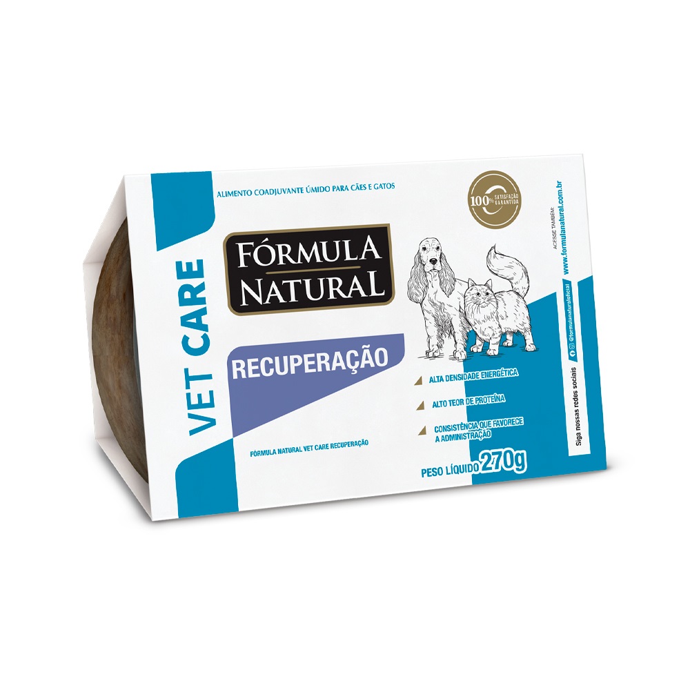 FORMULA NATURAL VET CARE CAES/GATO RECUPERAÇAO MOLHO 270G